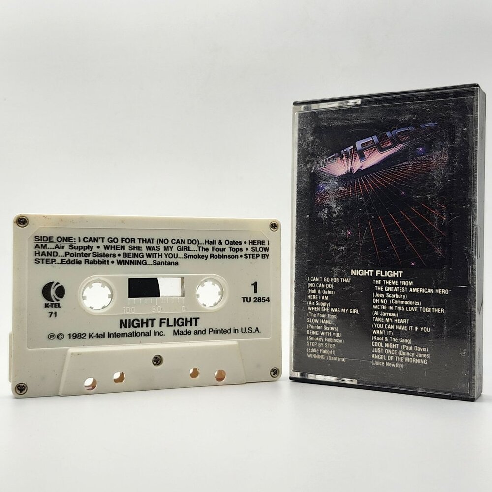Night Flight Cassette Compilation 1982 K-Tel International TU 2854